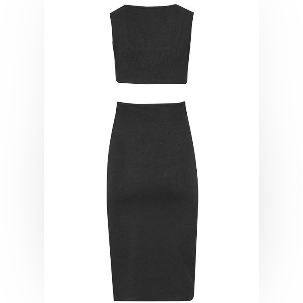 LTS Tall Black Cut Out Detail Mini Dress Size 16 NEW - Picture 13 of 15